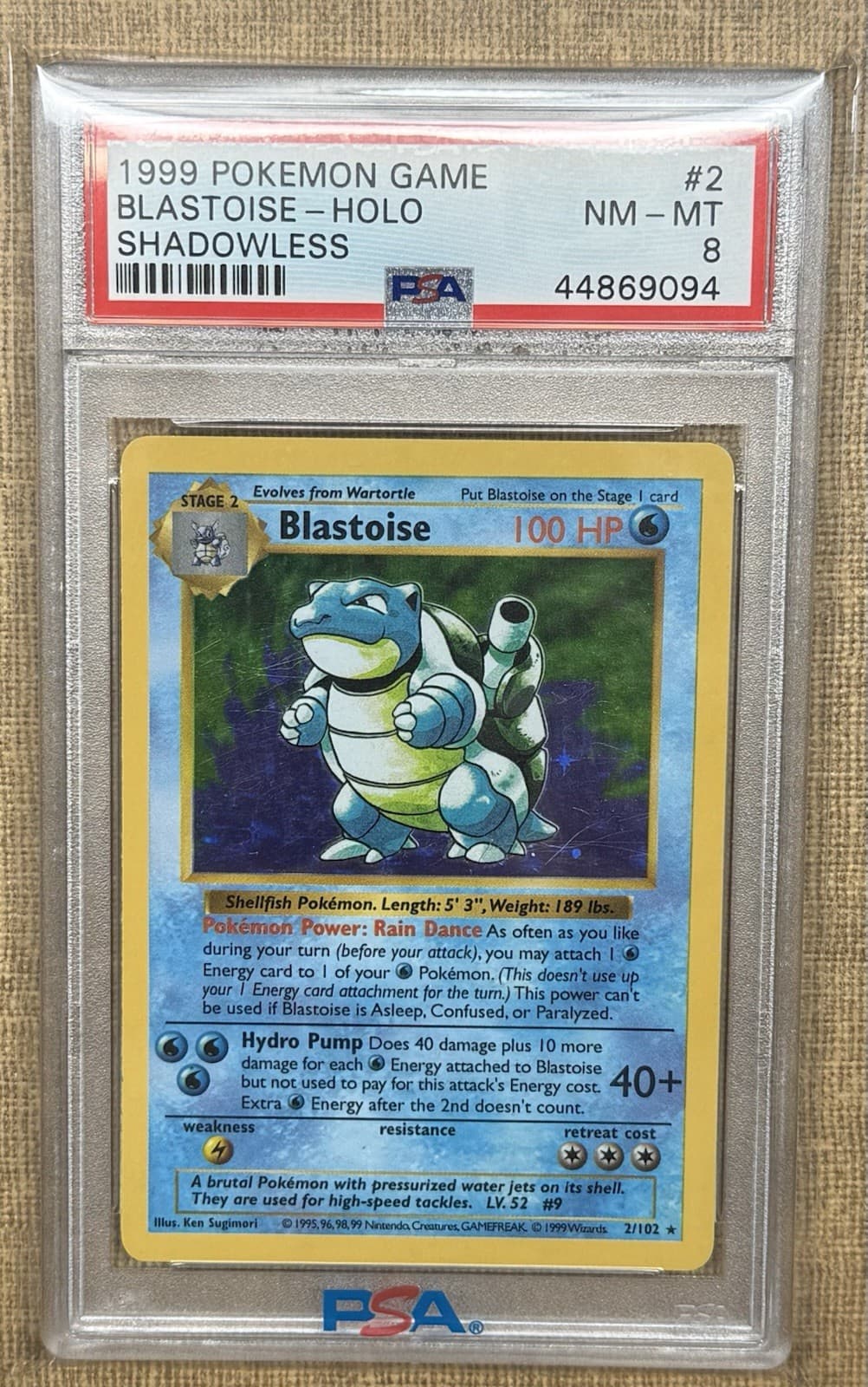 1999 Base Set Blastoise