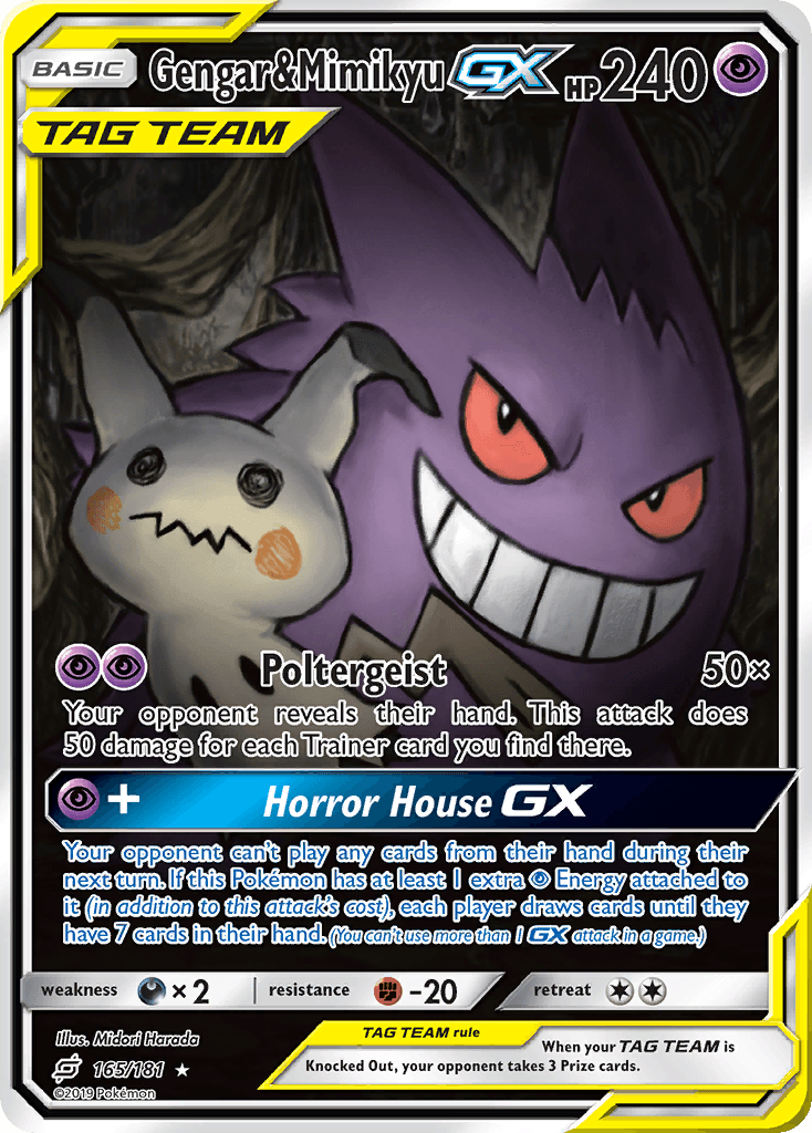 2019 Team Up Gengar & Mimikyu-GX