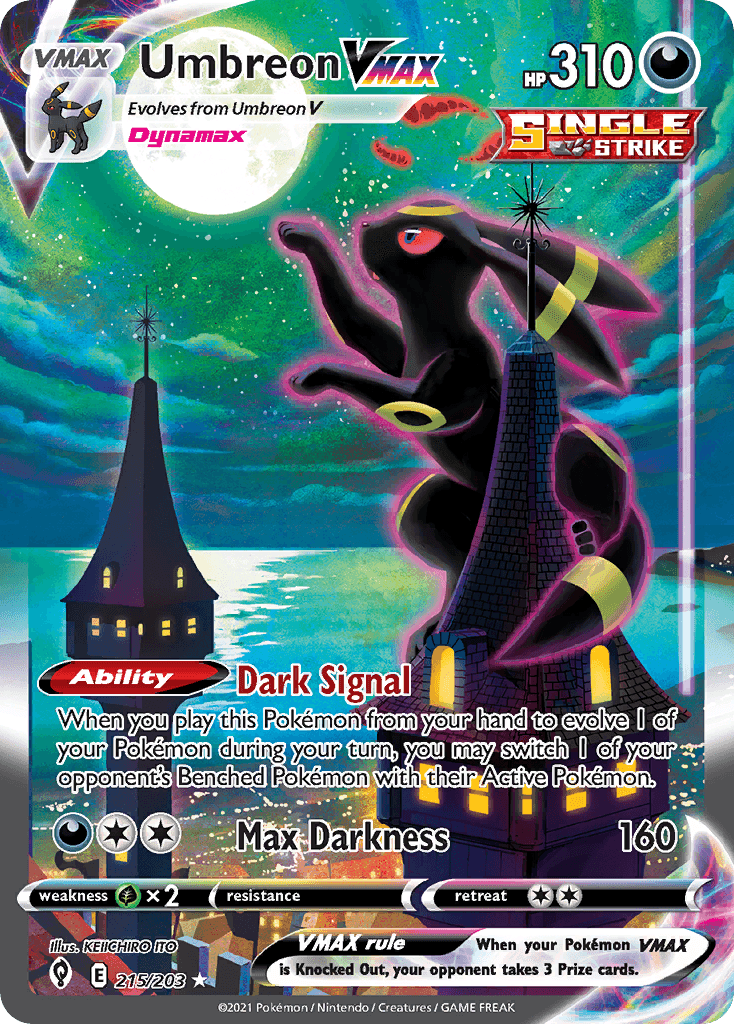 2021 Evolving Skies Umbreon VMAX